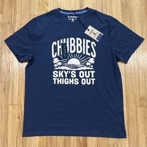 Chubbies Men's Blue Graphic Tee